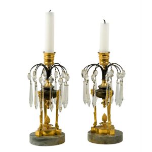 Louis XVI Gilt Candlesticks