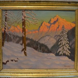 Alpine Winter Landscape by Emanulov