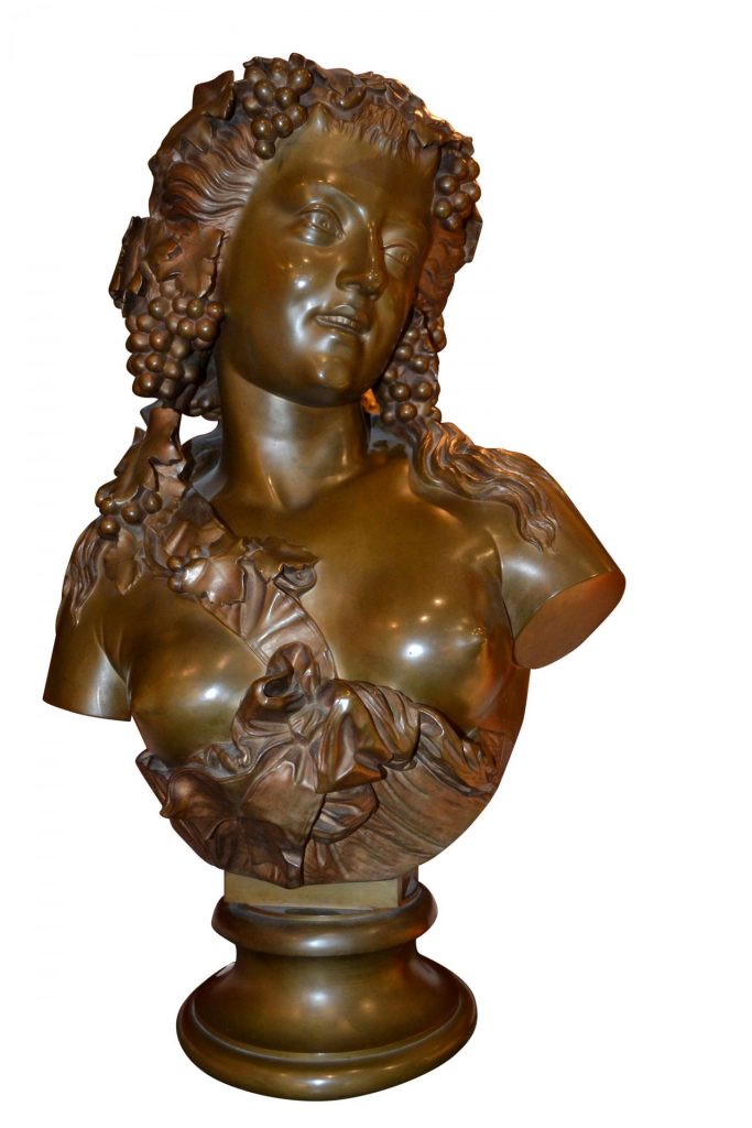 Bust of Bacchante - Three Centuries Shop - Antiques