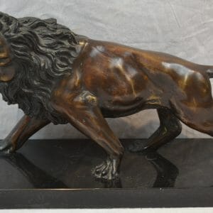 Growling Lion Bronze