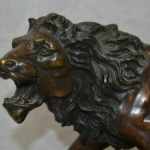Growling Lion Bronze