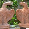 Life Size Terracotta Eagles