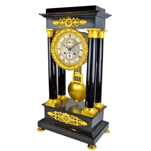 Louis Philippe Portico Clock with Complications