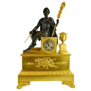 Seated Roman Emperor clock
