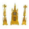 Cathedral Clock Garniture