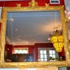 Palatial French Carved Gilt Wood Mirror