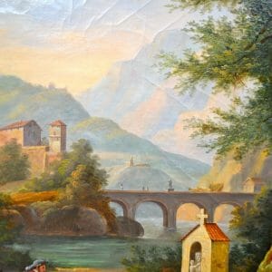Mid 19thC Italian Clock Painting