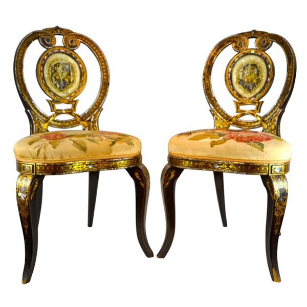 Victorian Papier Mache Chairs Three Centuries Shop Antiques