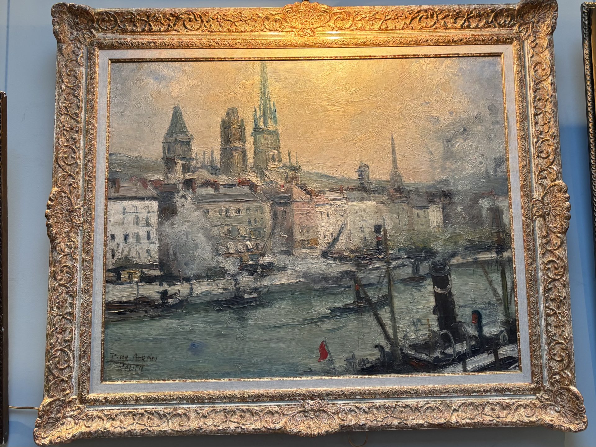 "La Seine a Rouen" by Roger Bertin - Image 26