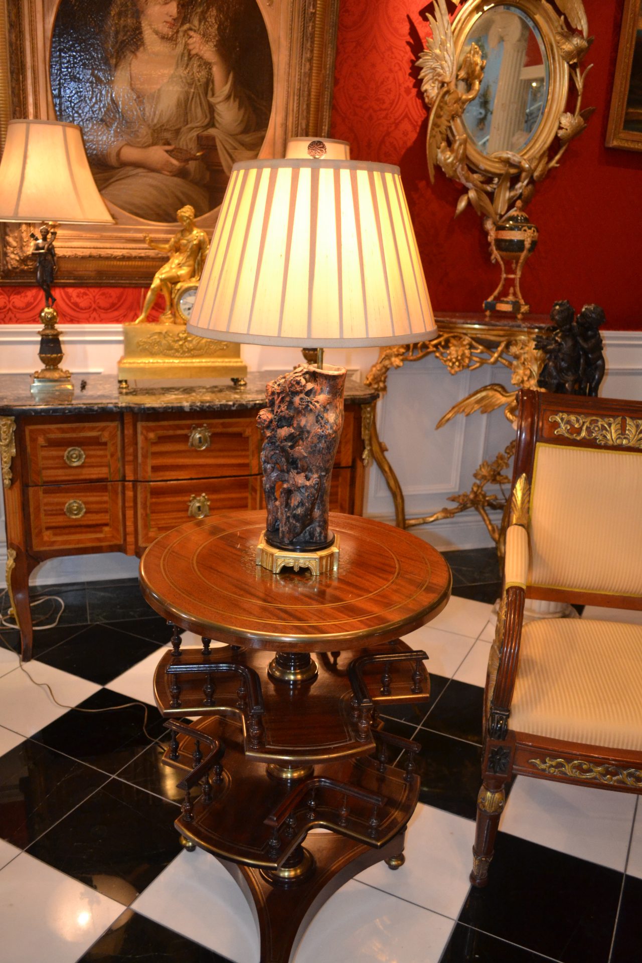 19thC Regency Style Book/Carousel Table - Image 12