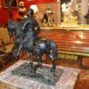 Grand Tour Bronze of the Equestrian Statue of Colleoni After Verrocchio - Image 8