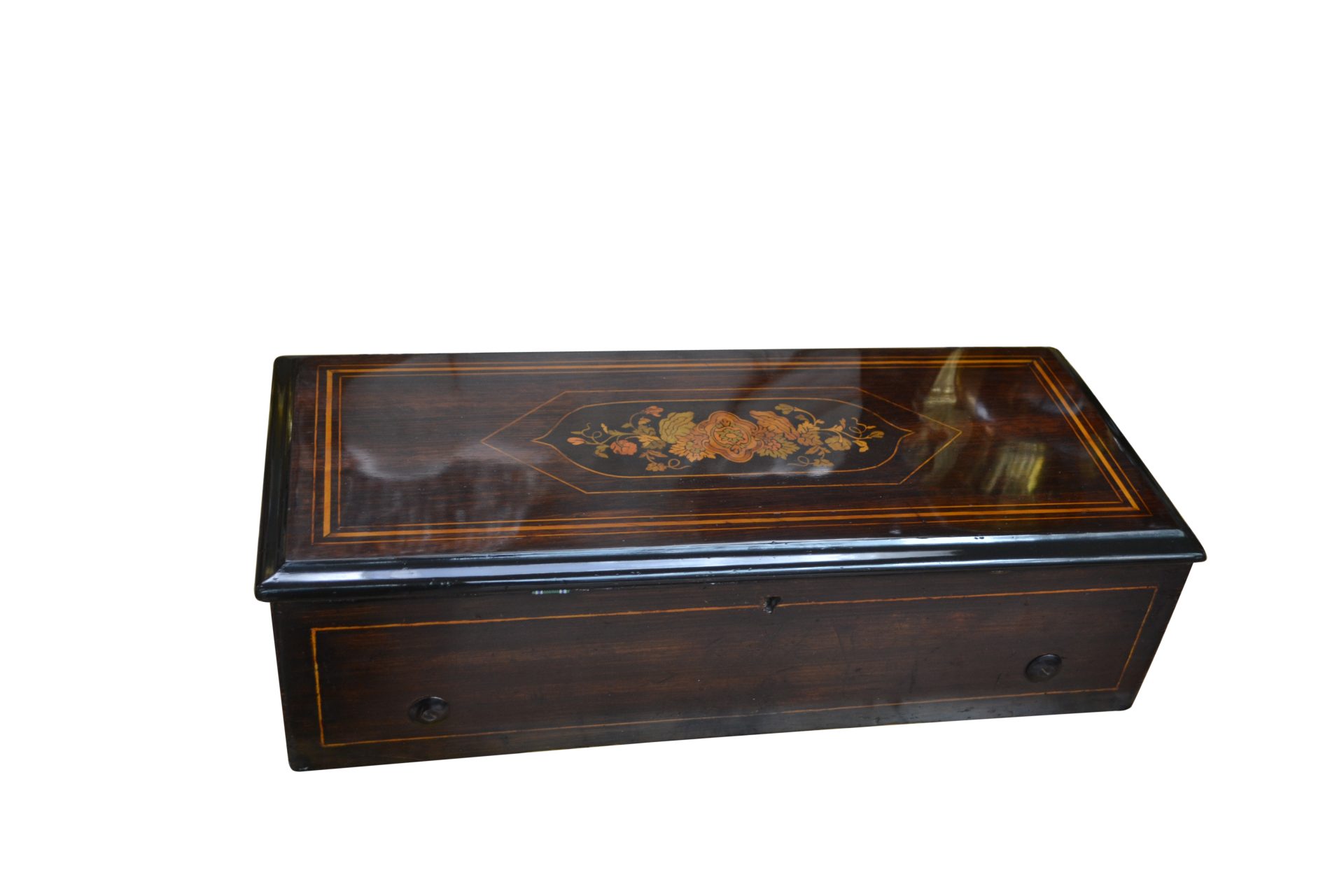 A fully restored and working late 19 Century Swiss cylinder music box - Image 3