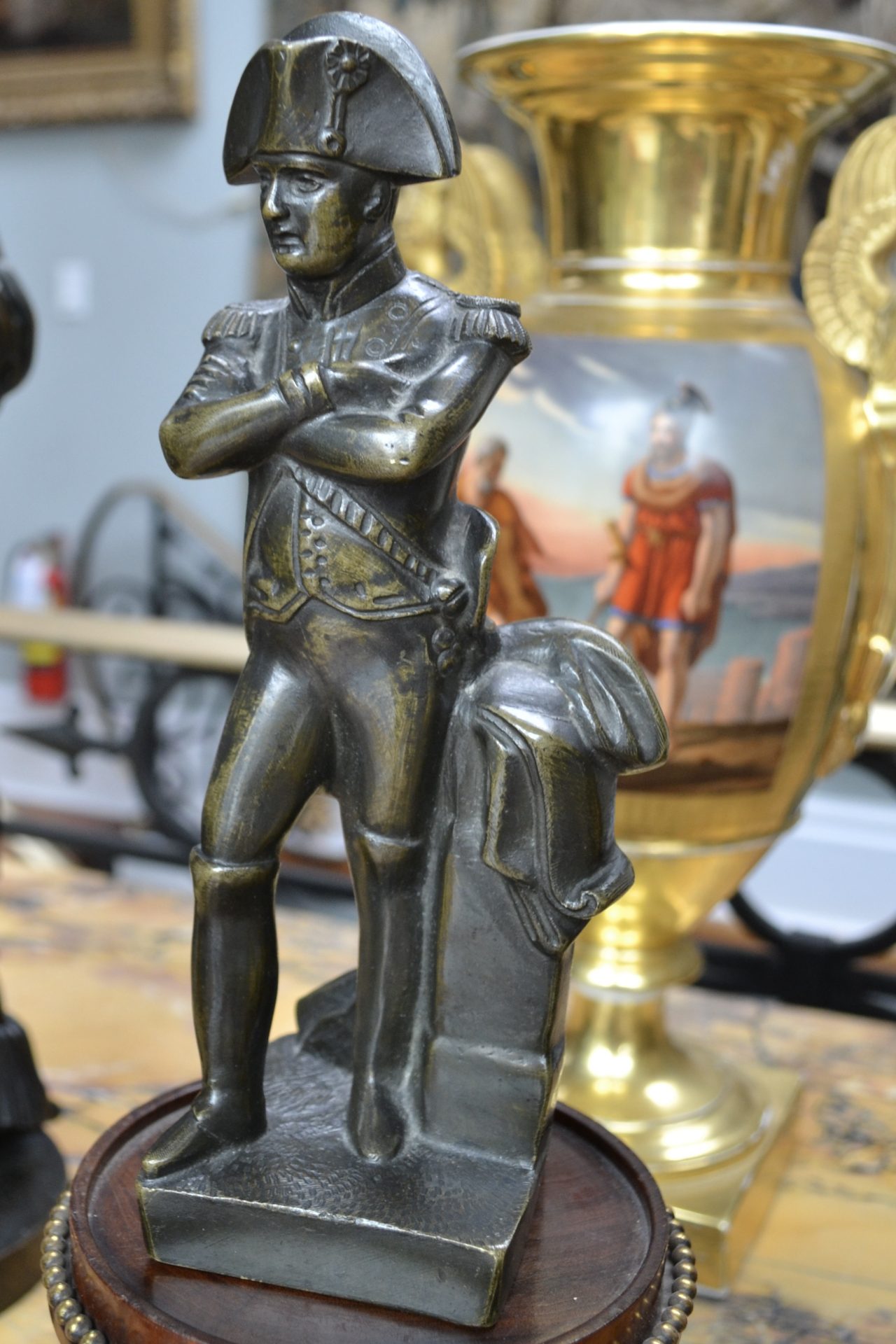 A Patinated Bronze Sculpture of Napoleon after Guillemin - Image 13