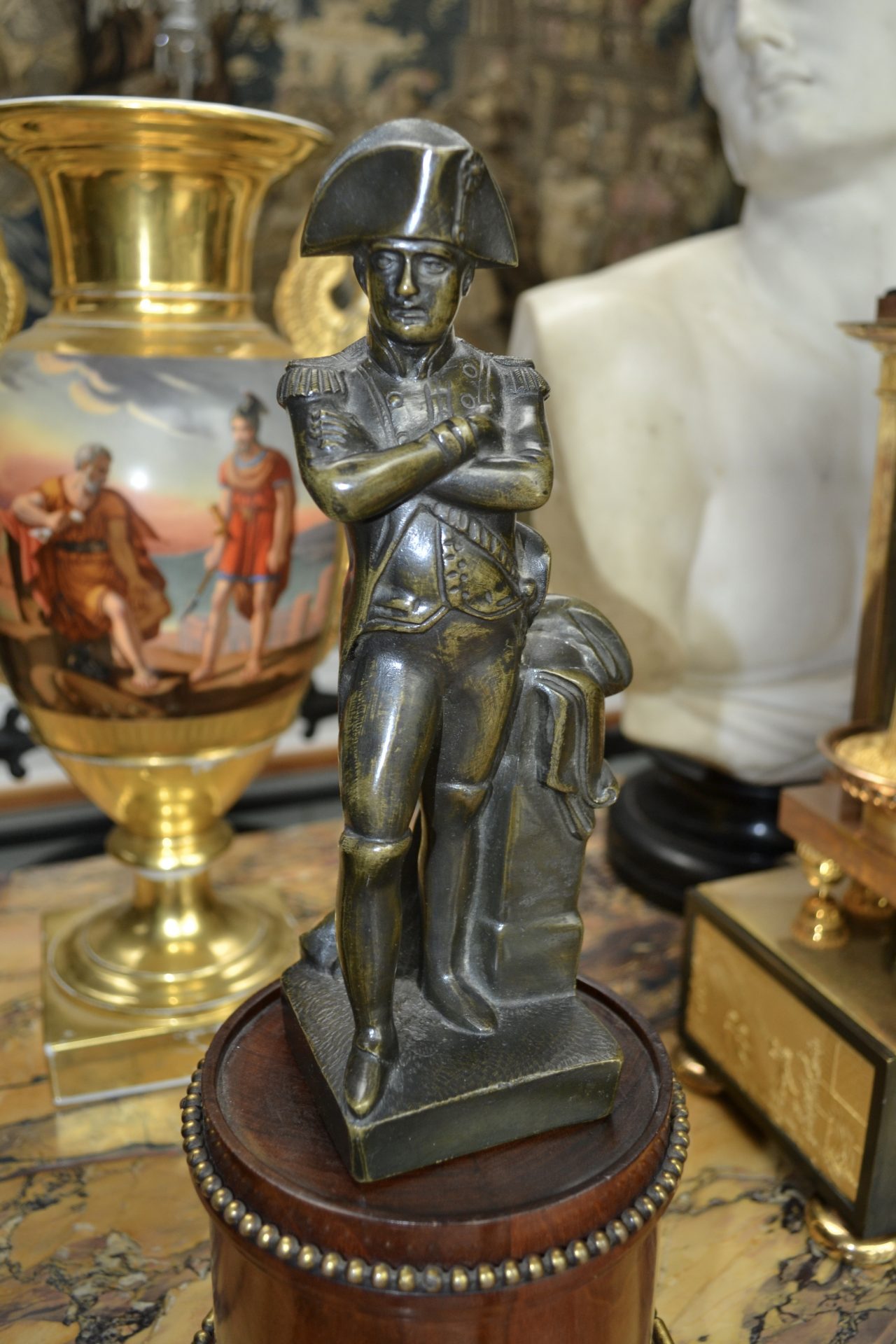 A Patinated Bronze Sculpture of Napoleon after Guillemin - Image 12