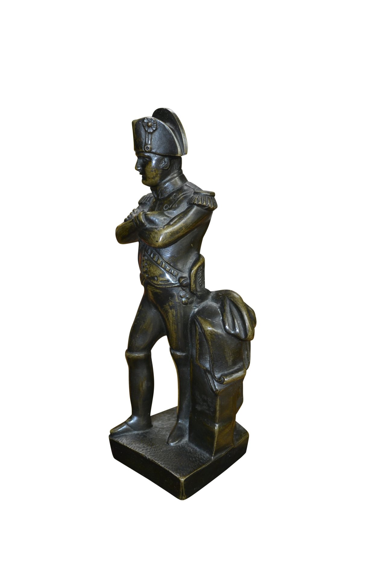 A Patinated Bronze Sculpture of Napoleon after Guillemin - Image 3