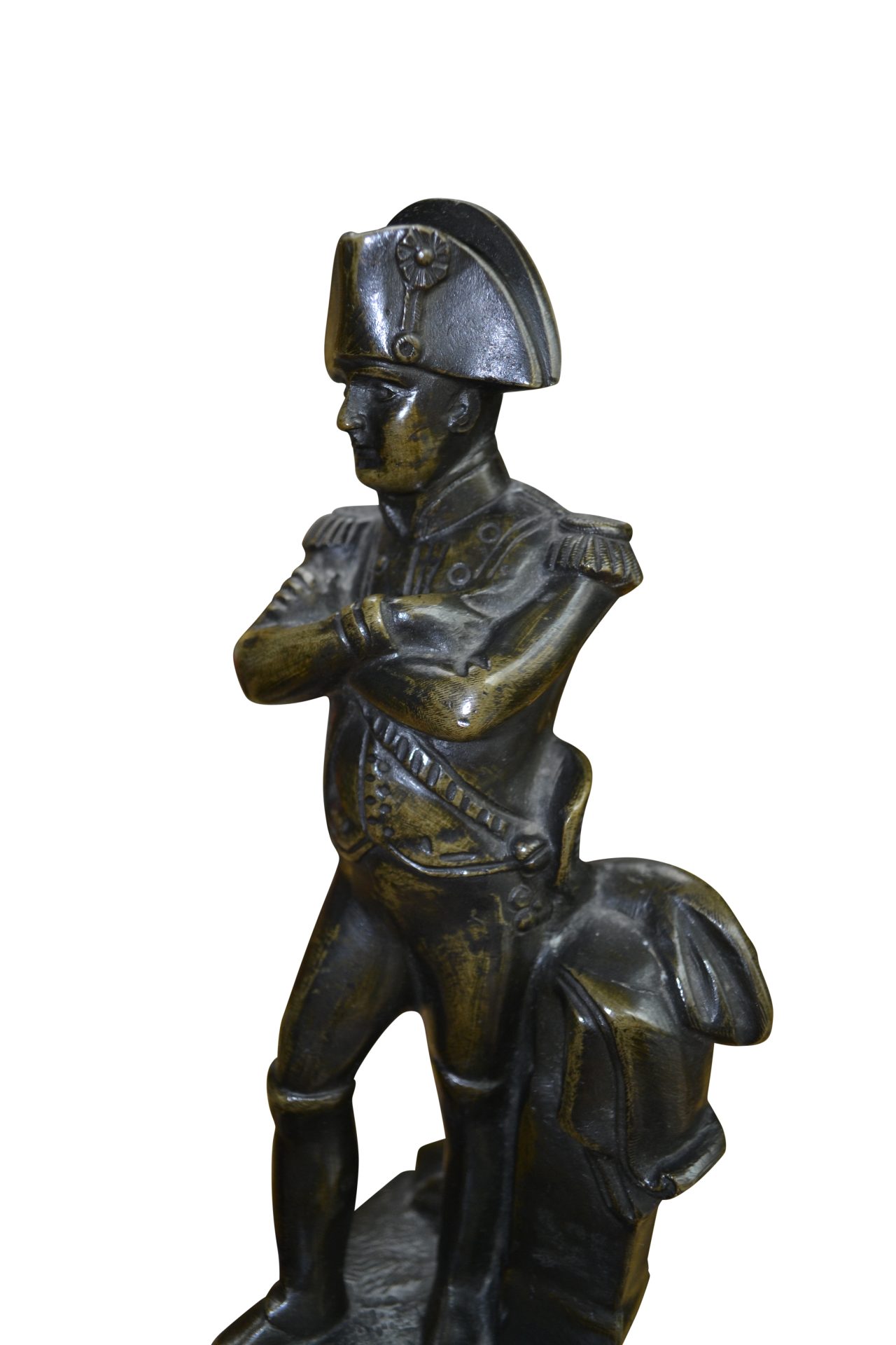 A Patinated Bronze Sculpture of Napoleon after Guillemin - Image 4