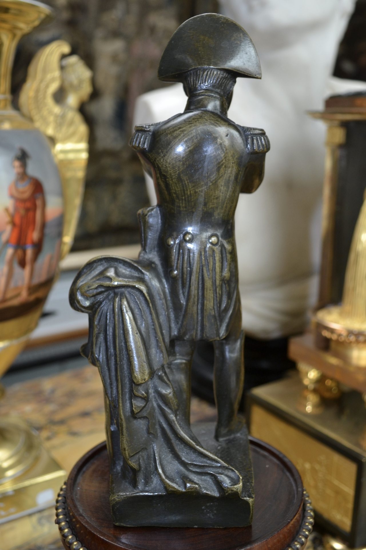 A Patinated Bronze Sculpture of Napoleon after Guillemin - Image 9