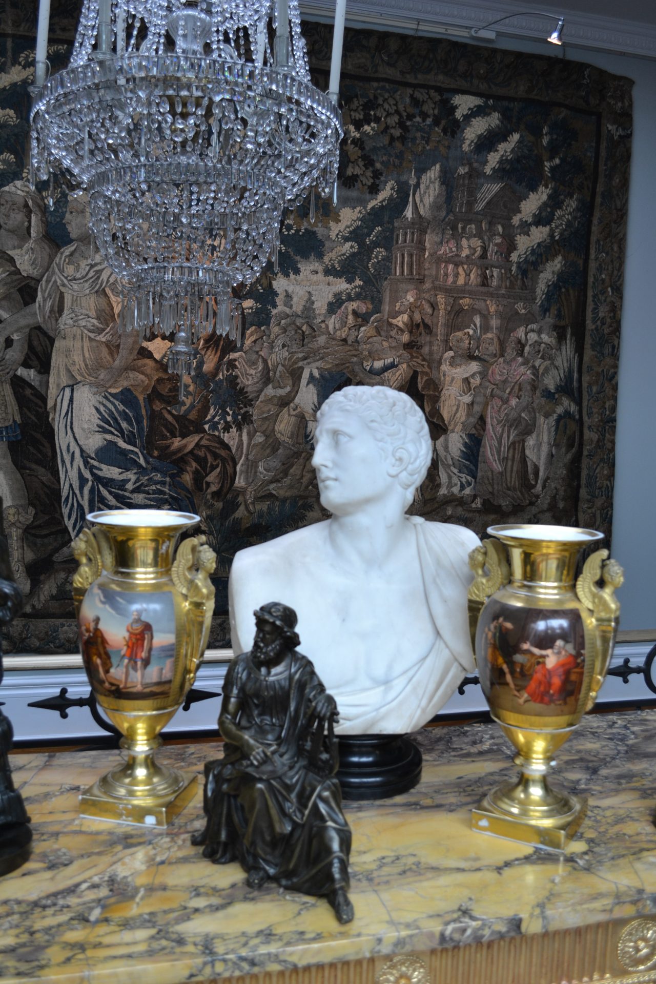 A Patinated Bronze Statue of a Seated Classical Scholar Signed Doriot - Image 14